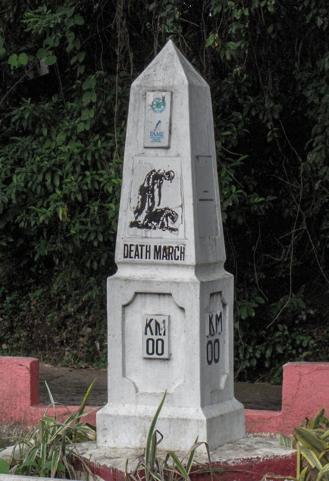 Bataan Death March Marker in mariveles bataan philippines