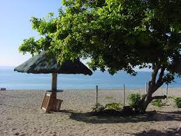 Beautiful beach in laiya batangas philippines